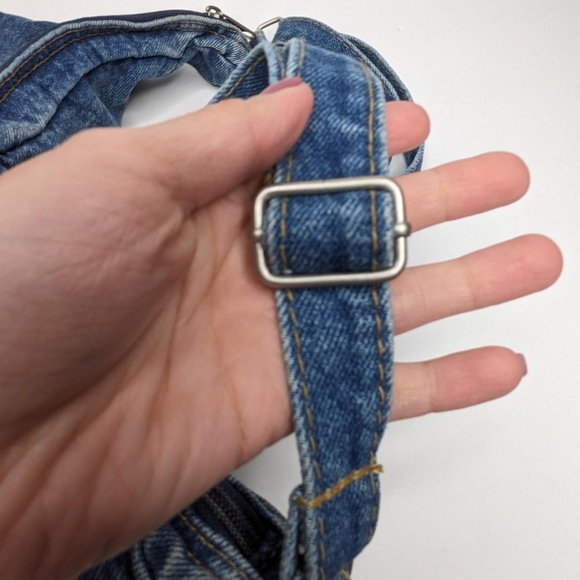 Vintage Denim Satchel - Picture 5 of 8